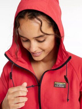 L.L. Bean Mountain Classic Anorak Women's Hooded Water-Resistant Jacket NWT